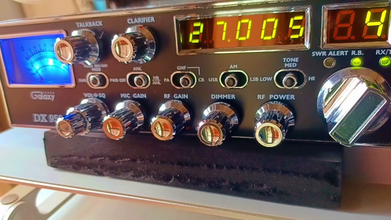 CB 無線機　NASA Galaxy DX959 九州仕様 CB トラック 無線 ヘリカル CQDX - YouTube