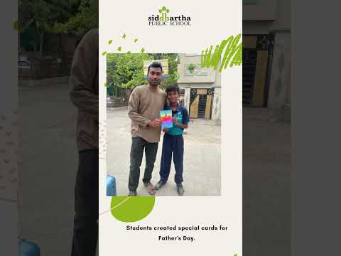Happy Father's Day Celebration | Handmade Cards by Students | Siddhartha Public School