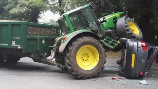 Only The Best Moments Of 2024!! Tractors Stuck In The Mud John Deere, Fendt, New Holland extreme Sit