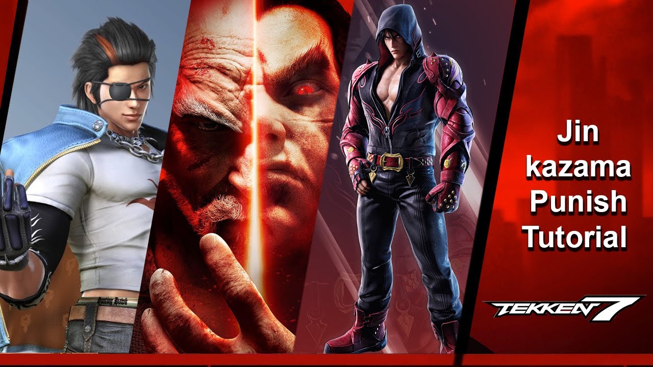 Tekken 7 jin kazama punishment breakdowns tutorial - YouTube