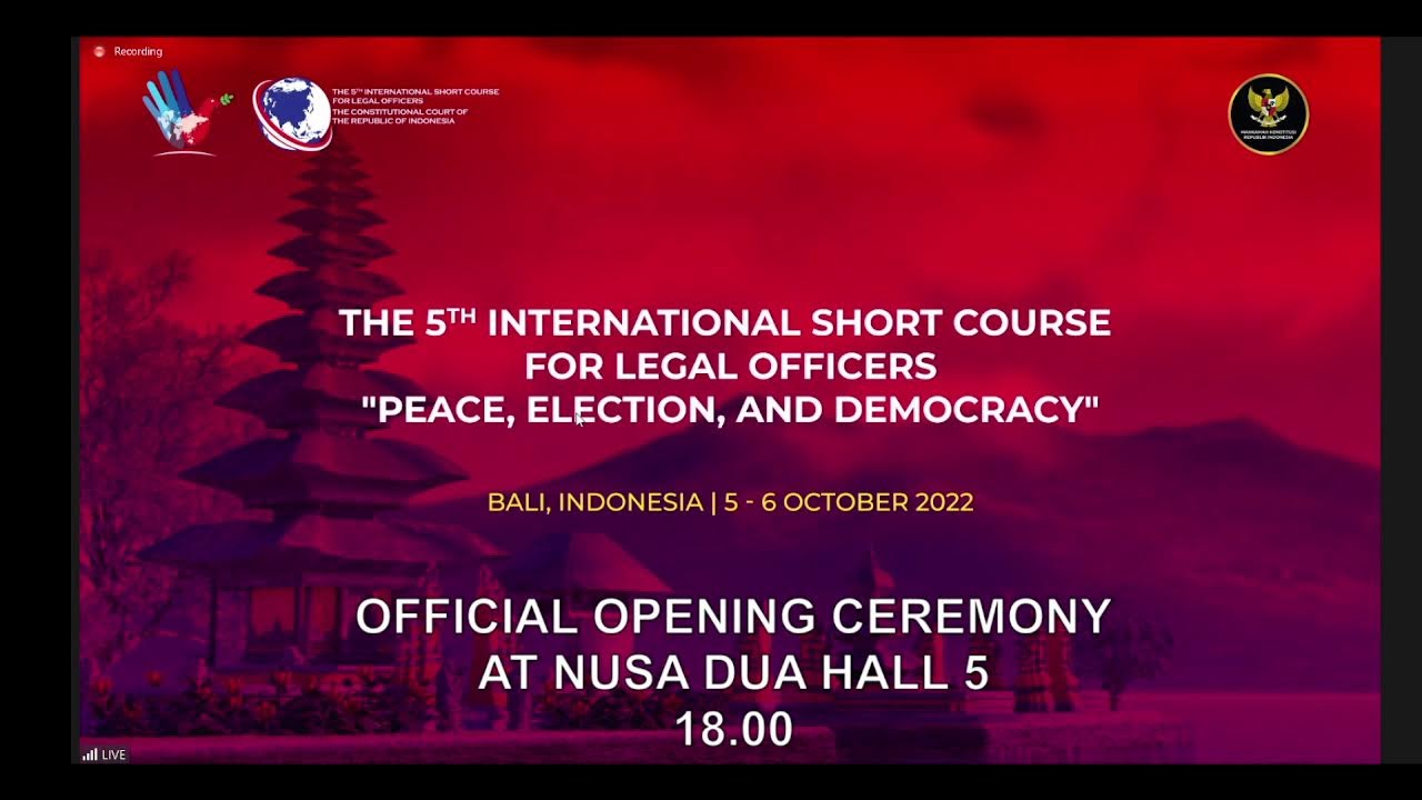 THE AACC INTERNATIONAL SHORT COURSE DAY 1