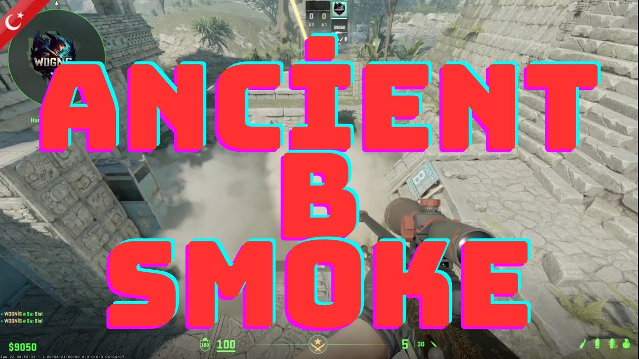 Ancient B site Smoke CS2 - YouTube