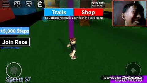 Speed run simulator hack😁😀 hahahaha mega jump