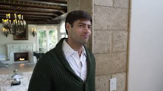 AF-1205 Men's Shawl Collar Knitted Cardigan