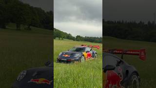 Germany countryside in a Redbull Porsche GT3RS Manthey Racing! #porsche #gt3rs #cars #racecar