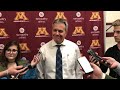 Don Lucia after 3 2 win vs Wisconsin