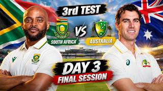 🔴Live : South Africa vs Australia 2nd Test Match, Day 3 Final Session SA vs AUS Live Cricket