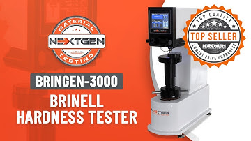 BrinGen 3000 NextGen Digital Brinell Hardness Tester - Operation Video - NextGen Material Testing