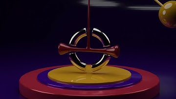 Satisfying Pendulum Animation made in Blender