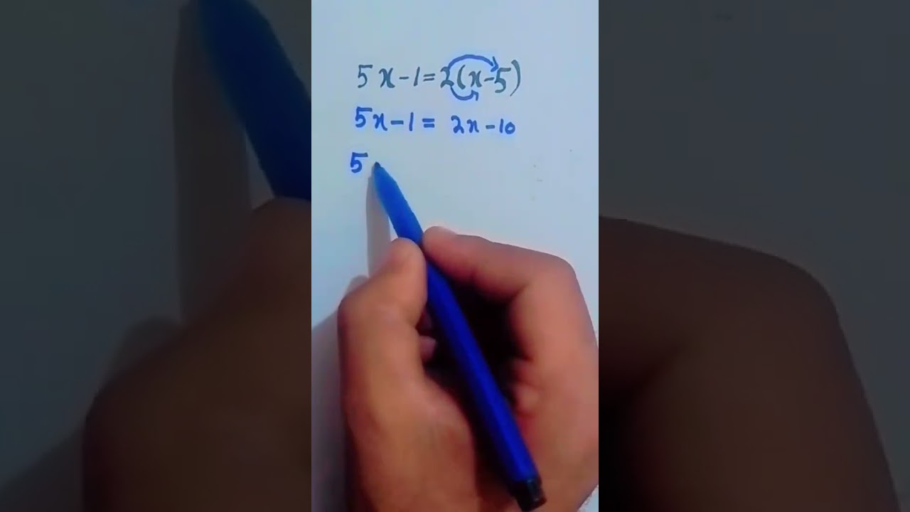 Solve Linear Equations Step by Step  