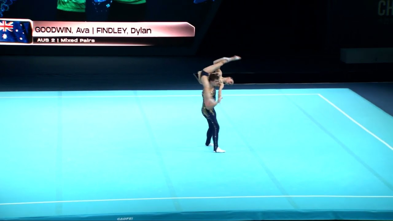 Australia 2 (AUS) - 2024 Acrobatic Worlds, Guimaraes (POR) Balance Qualification  Mixed Pair