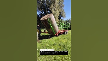 Amazing Bale Loader Machine 2025 | Modern Hay Handling Technology