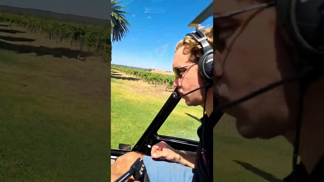 Helicopter Ride, Barossa Valley
