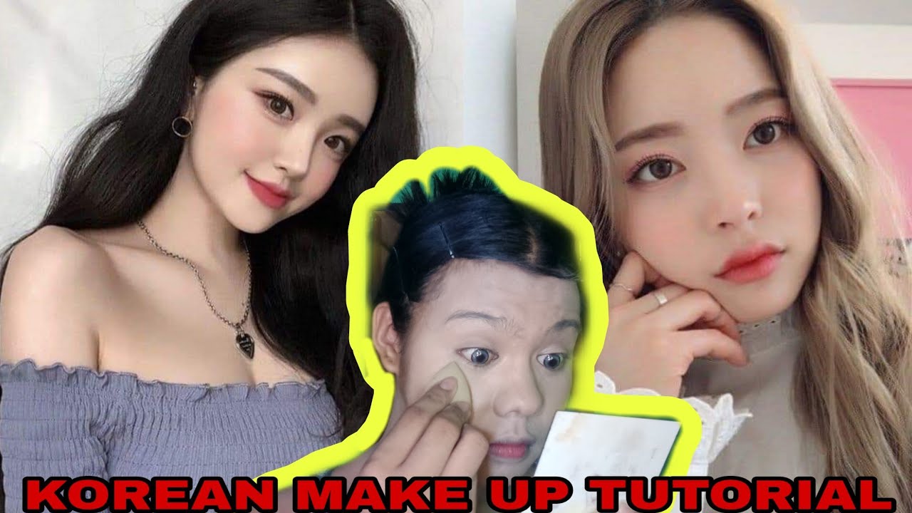 KOREAN make up tutorial/Giana sales vlog