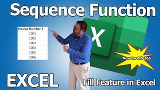 Save time makings lists with Sequence in Excel