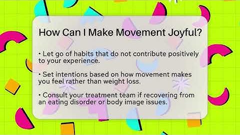How Can I Make Movement Joyful? - Inside Body Image