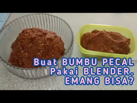 Resep Bumbu Pecel Di Blender