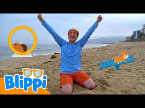 Blippi Pretends to Be a Hamster! 🐹 Crawl, Dig & Climb | Blippi Educational Videos for Kids