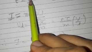 Current density ohm law nd it's microscopic form