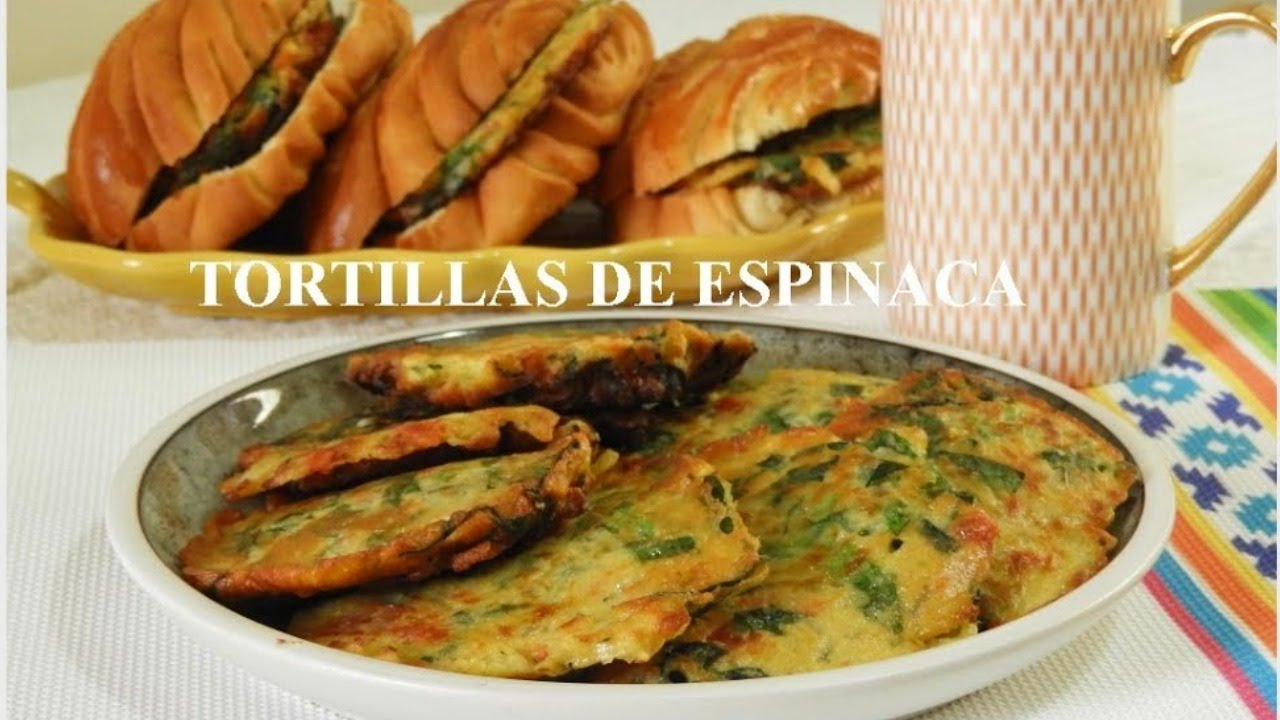 TORTILLAS DE ESPINACA | TORREJITAS RECETA NUTRITIVA ECONÓMICA Y RENDIDORA