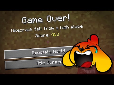 🥤 ¡MIKECRACK HACE UN WATERDROP en MINECRAFT! 😱 *SALE MAL* | FAILS EN DIRECTO 🤣🔴