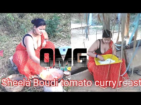Sheela Boudi tomato curry Recipe /new bangla roast video /Sheela Boudi Roast