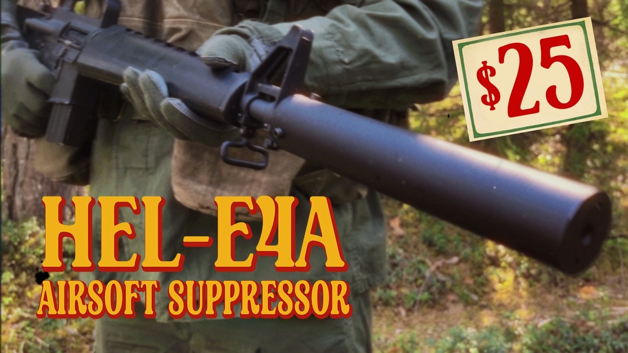 MD製 HEL E4A Suppressor レプリカ サプレッサー M16 We Built a Rare Vietnam M16 Suppressor Replica - YouTube