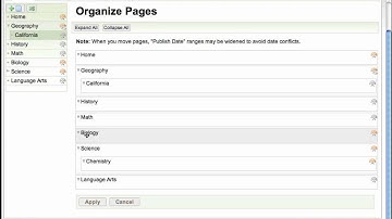 Tutorial: Change page order
