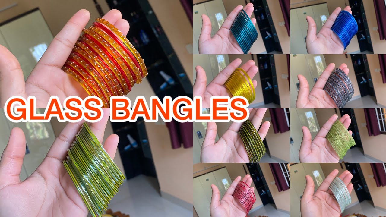 MY GLASS BANGLE COLLECTION ♥️ ~ PART 1