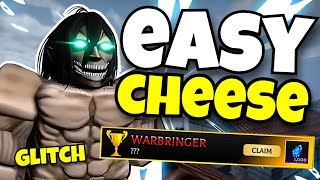 Aot Revolution Most Easiest Warbringer Cheese.. Update 2.5