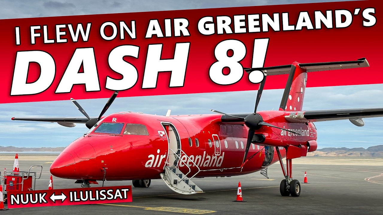 I Flew ABOVE THE ARCTIC CIRCLE with Air Greenland!