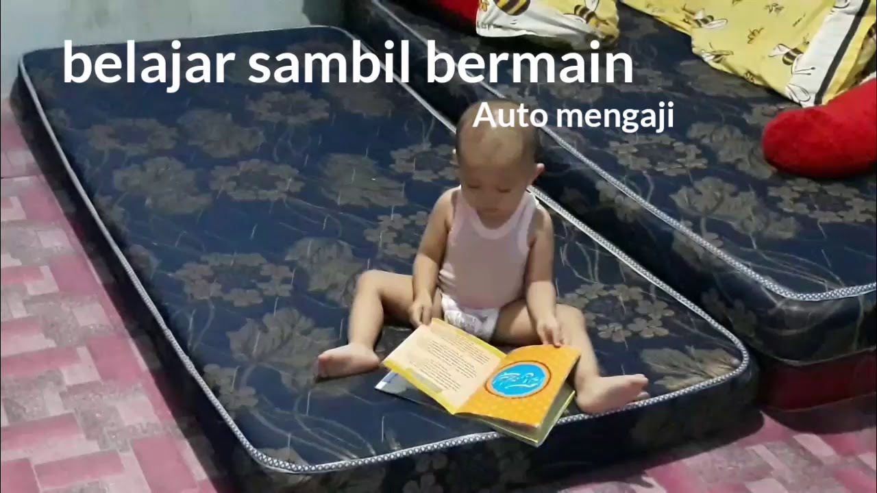 Video lucu anak kecil 1,5thn belajar mengaji sendiri 😅😂😅 