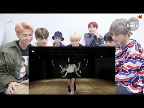 BTS reaction to BLACKPINK - 'Pink Venom' DANCE PRACTICE VIDEO