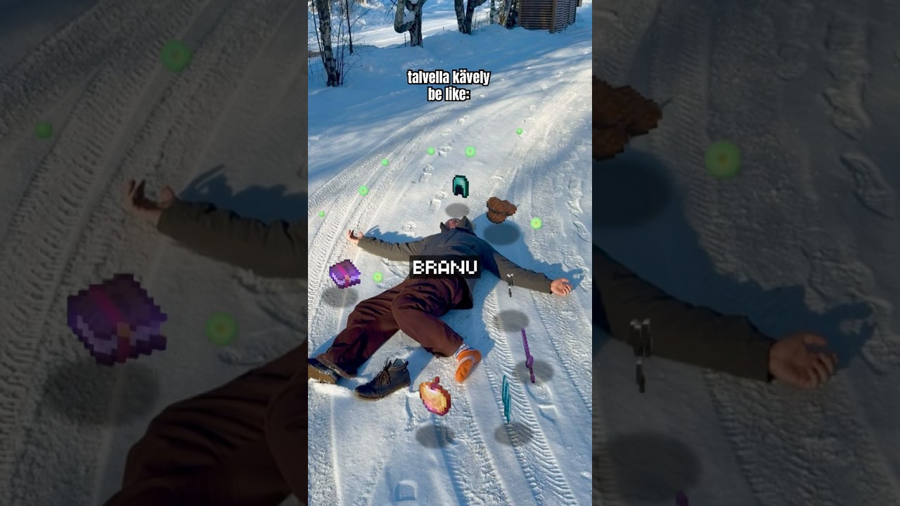 Minecraft IRL (Talvi Edition) 😂😭🧊