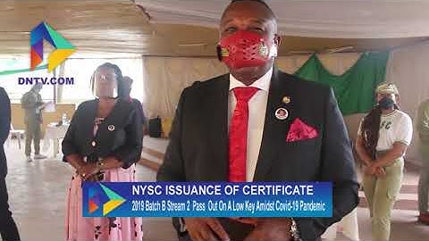 NYSC 2019 BATCH B ,STREAM 2 PASSING OUT IN A PANDEMIC