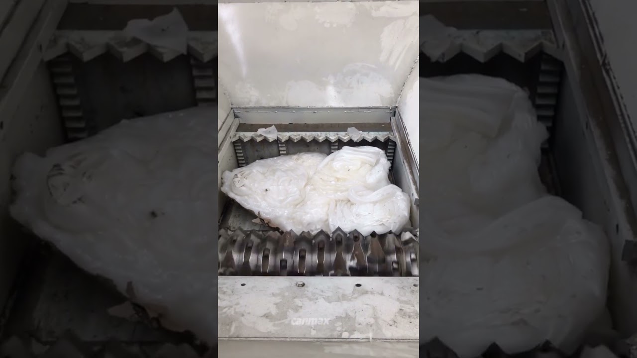 Waste Plastic Shredder Machine Single Shaft Shredder