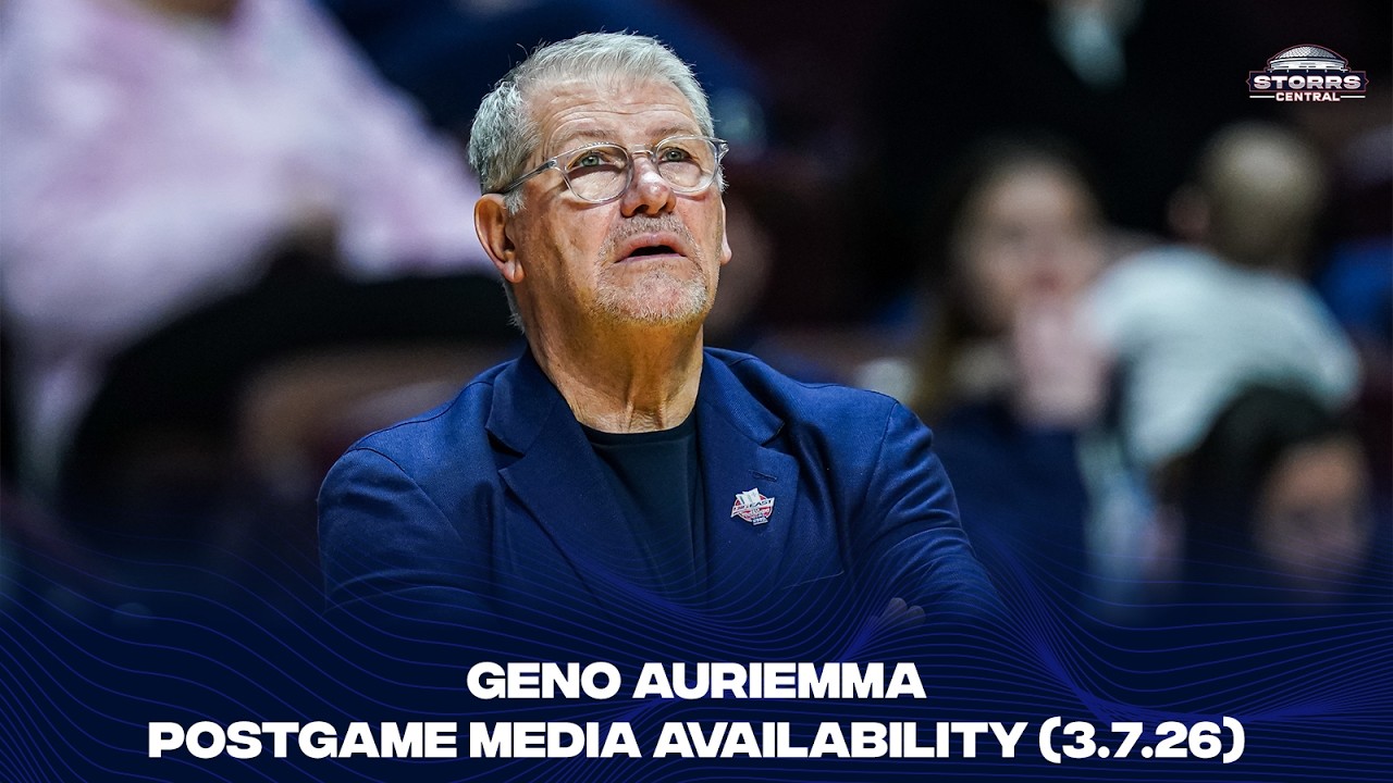 Geno Auriemma Postgame Media Availability - 3.7.26 (Georgetown/Big East Tournament)
