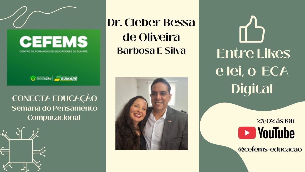 23/02 -  Entre Likes e Lei, o ECA Digital - 19h