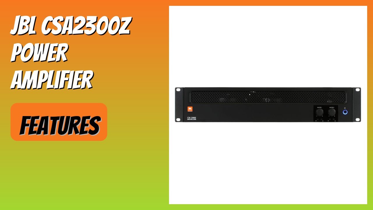 REVIEW (2026): JBL CSA2300Z Power Amplifier. Features
