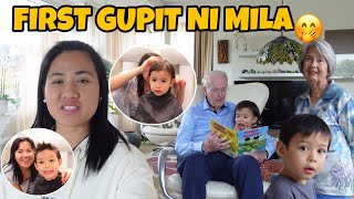 FIRST GUPIT NI MILA? | REACTION NG LOLO LOLA SA GUPIT NG MGA APO NILA| warayvlog