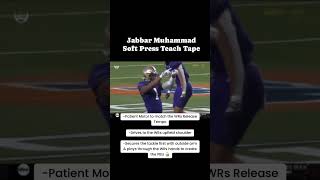 Washington CB Jabbar Muhammad | Soft Press Teach Tape #shorts #defensiveback #teachtapes screenshot 3