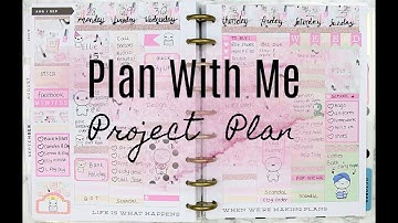 Plan with me Project plan kit // white space pwm
