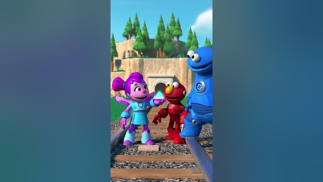 Mecha Builders Save the Train! #sesamestreet