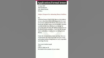 Application request for enhancing library facilities | application for increasing library facilities