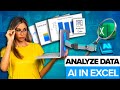 How to use analyze data in excel ai creates pivot tables and charts