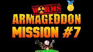 Worms Armageddon Playtrough - Mission 7 🥇 Not Mushroom Out There... 1080P - Let's play Walktrough