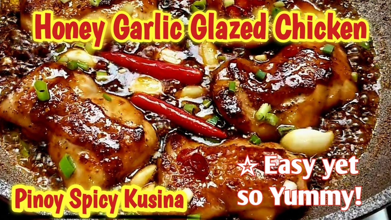 Honey Garlic Glazed Chicken Thigh Recipe - YouTube
