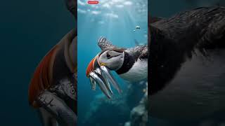 Meet the Puffin ,This Bird Can Fly, Swim, and Dive 200 Feet Underwater! #puffin #petlovers