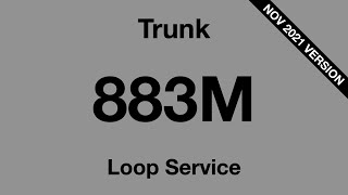 BACK IN THE OLD DAYS: [Tower Transit] Trunk Bus Service 883M Hyperlapse