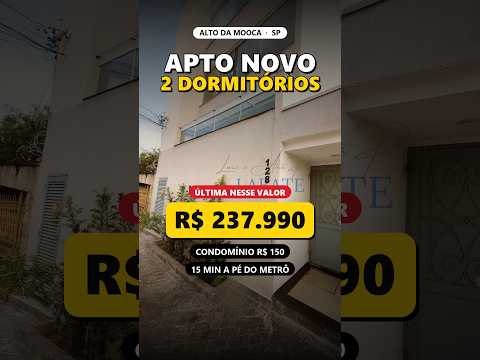 Vídeo do imóvel — Apartamento 34m² com 2 dormitórios no Alto da Mooca